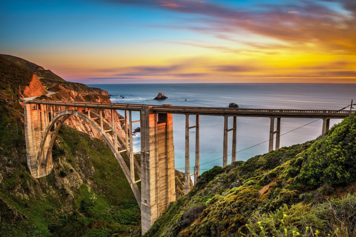 Bixby,Bridge,(rocky,Creek,Bridge),And,Pacific,Coast,Highway,At