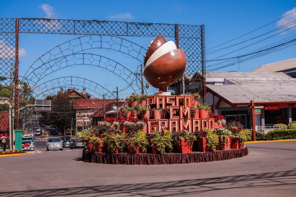 Gramado,,Rio,Grande,Do,Sul,,Brazil,-,Mar,22,,2018: Gramado,,Rio,Grande,Do,Sul,,Brazil,-,Mar,22,,2018: