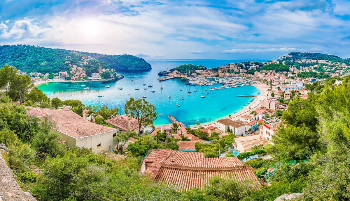 Panoramic,View,Of,Porte,De,Soller,,Palma,Mallorca,,Spain